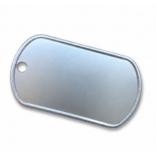 Blank Stainless Steel Dog Tag – 50mm Blank Stainless Steel Dog Tag – 50mm