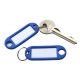 Blue Plastic Key Tag