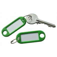 Green Plastic Key Tag