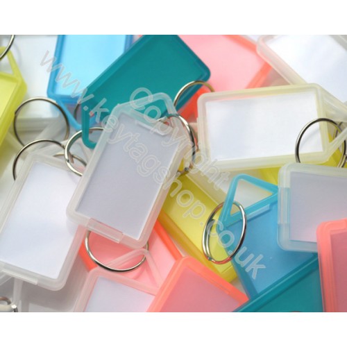 Assorted Hinged Plastic Key Tag