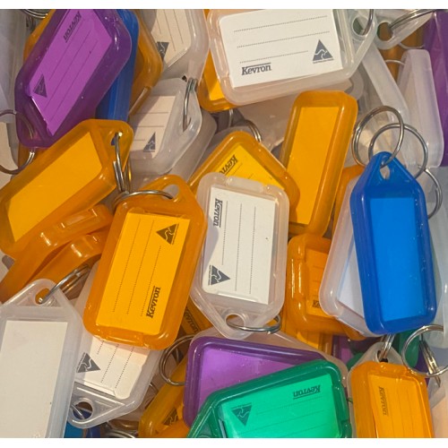 Assorted Kevron Click Key Tags (50 PACK)
