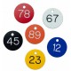 Engraved Numbered Key Tags – 30mm Round Plastic Engraved Numbered Key Tags – 30mm Round Plastic