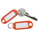 Orange Plastic Key Tag