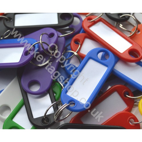 Plastic Key Tag in Assorted Colours