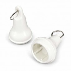 White Pear-Shaped Hotel Key Fob White Pear-Shaped Hotel Key Fob