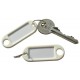 White Plastic Key Tag