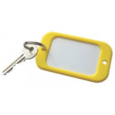 Yellow Large Hotel Key Fobs